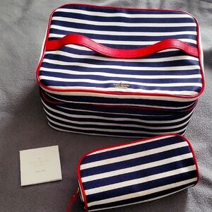 Kate Spade Striped Travel Bag Set